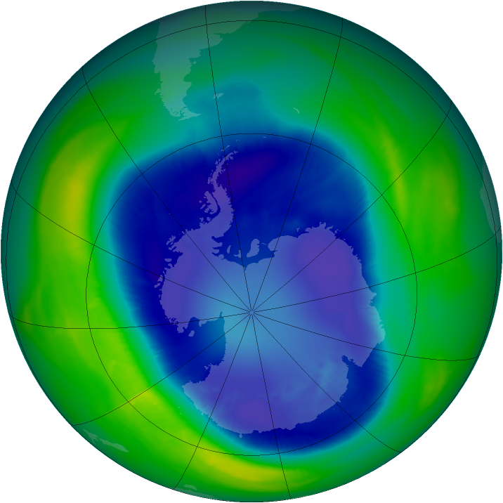 Ozone Map 2007-09-01